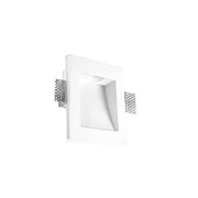 Porta faretto da incasso White quadrato di GU10