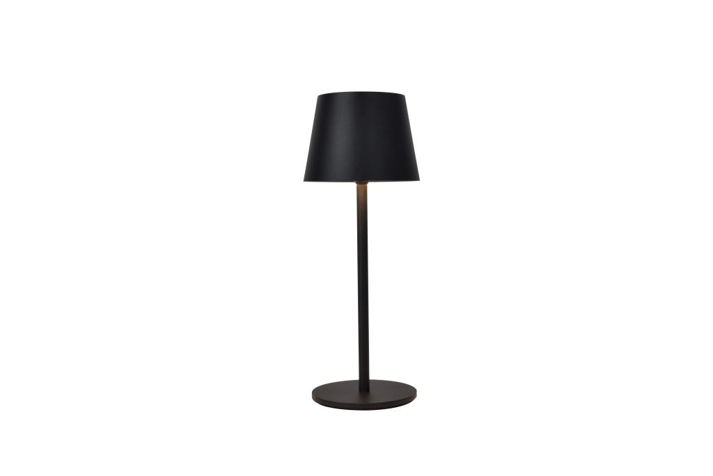 Lampada da tavolo esterna LED 1,1W batteria IP54 nera Lutec ROBLE