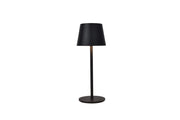 Lampada da tavolo esterna LED 1,1W batteria IP54 nera Lutec ROBLE