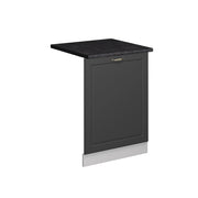 Vicco Pannello frontale della lavastoviglie Landhaus antrazit-oro 60 cm , PL Antracite
