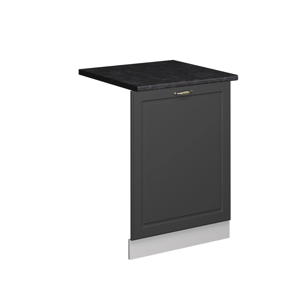 Vicco Pannello frontale della lavastoviglie Landhaus antrazit-oro 60 cm , PL Antracite