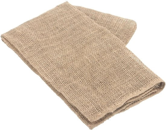 Tessuto di Juta di Alta Qualità - Tela di Juta a Rotolo - 104 cm x 10 m - Resistente allo Sfregio - Respirante - Resistente alla Piegatura - Tessuto Decorativo