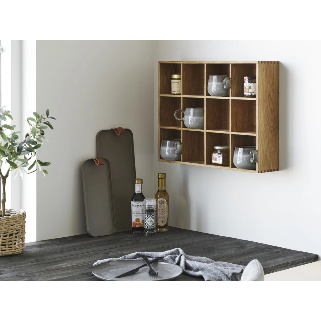 Mensola Soria, Marrone, Legno, 39x11x51 cm