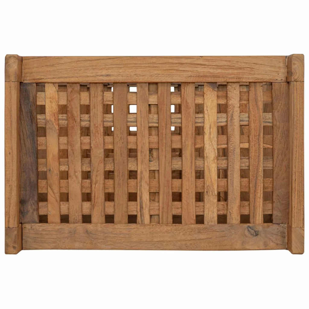 Mensola da bagno Naturale 45 x 30 x 71 cm Legno di teak solido 42024276
