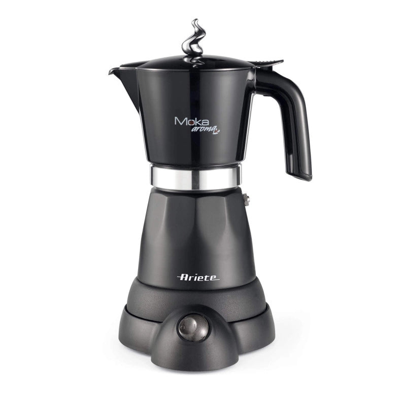 Moka Elettrica con Autospegnimento - 4/6 Tazze - 480 Watt - Nero