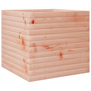 Fioriera | Cassetta per fiori | Vaso da Giardino 50x50x45,5 cm in Legno Massello di Douglas