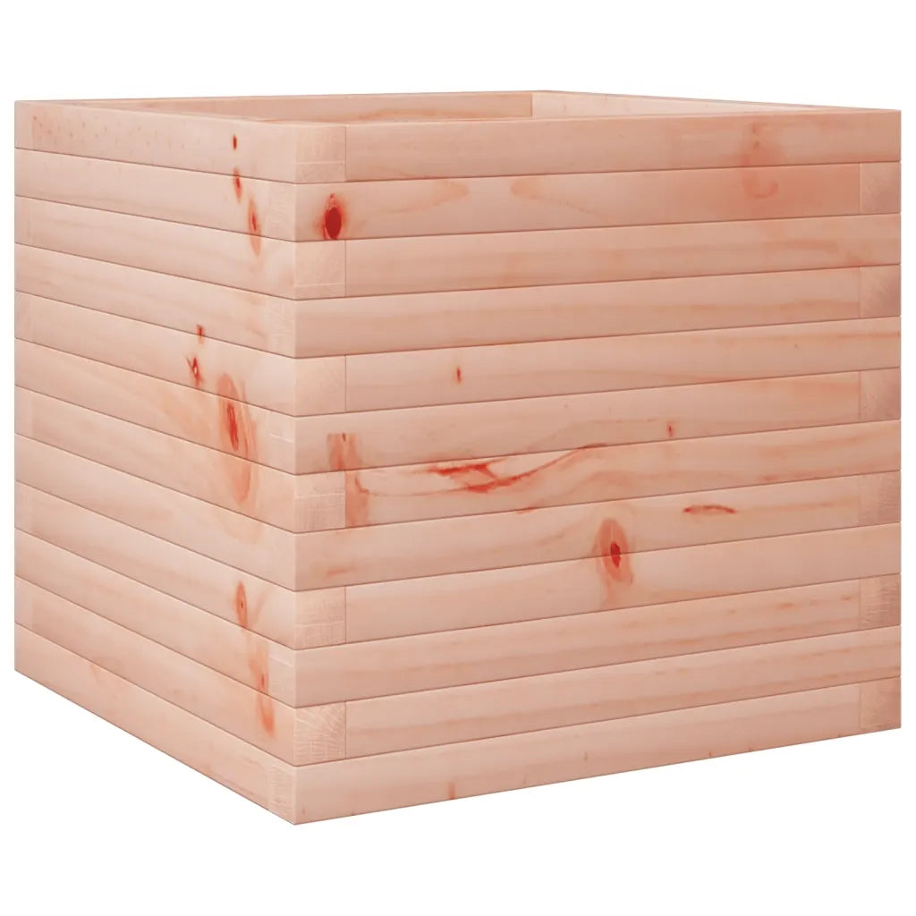 Fioriera | Cassetta per fiori | Vaso da Giardino 50x50x45,5 cm in Legno Massello di Douglas