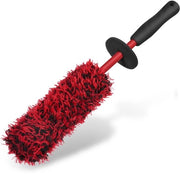 Velgenborstello per ruote in alluminio, 40 cm borstello per ruote, borstello microfibra premium per pulizia delicata fino alla base della ruota, lungo borstello professionale per pulizia delle ruote