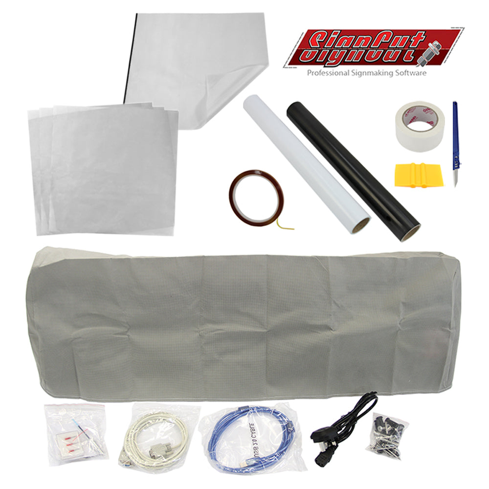 Plotter da Taglio Vinile 72cm & Pressa a Caldo per Magliette per Sublimazione