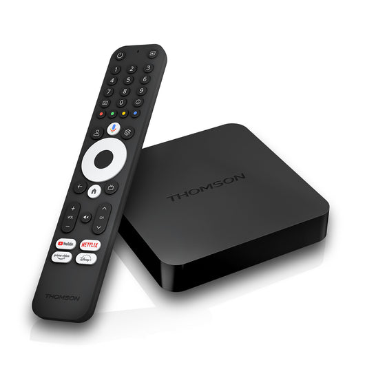 Thomson-streaming-box-240g 4k 2/8gb android 12 google amazon prime disn