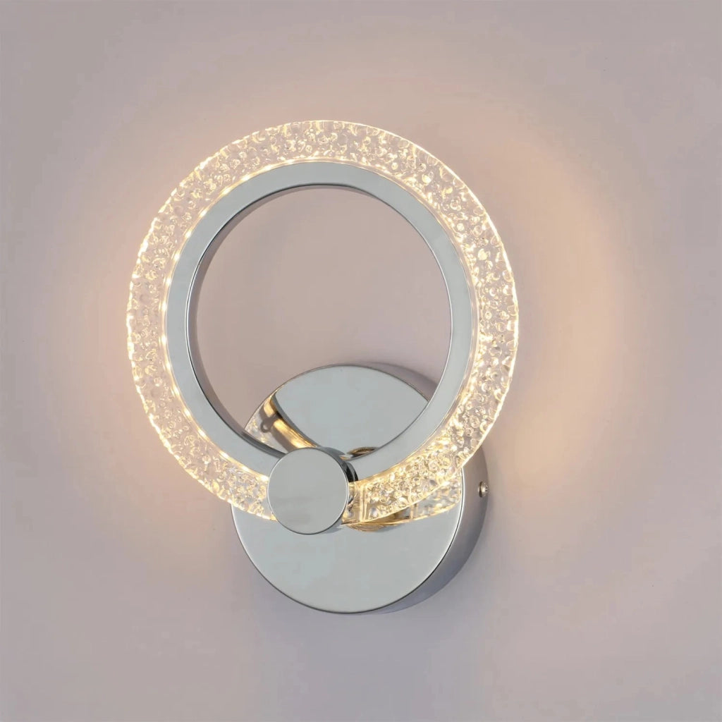 Applique Da Parete Led Lhj067-w Chrome