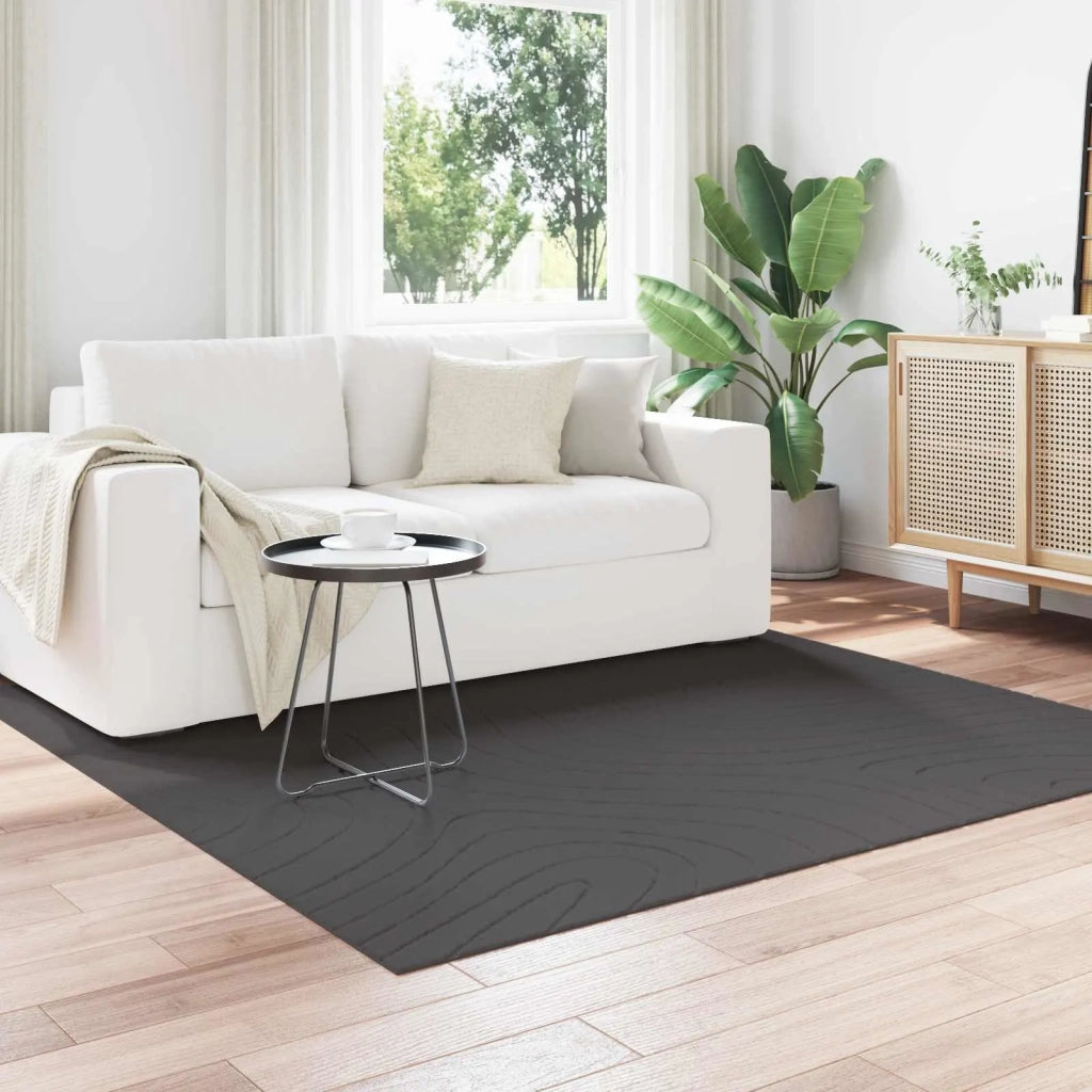 Tappeti per area PALMERAS Antracite 120 x 120 cm Poliestere 42022668