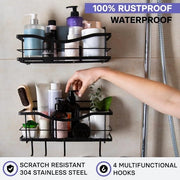 Scaffale per spezie, ripiano angolare per cucina bagno