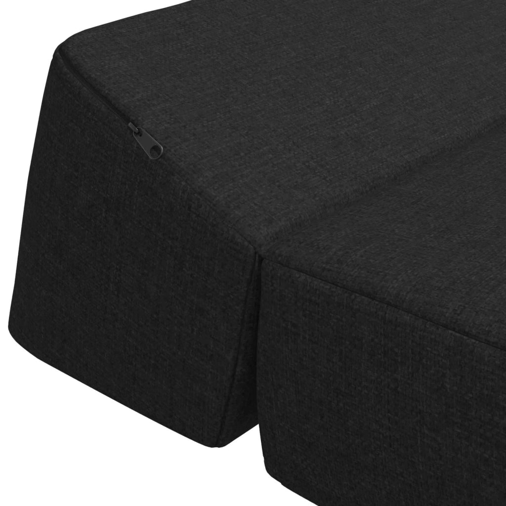 Divano Letto Pieghevole Nero 60 x 70 x 41 cm Tessuto