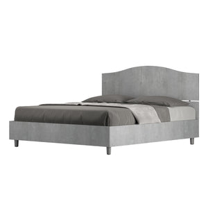 Letto Matrimoniale 160x200 cm Senza Rete Dores Grigio