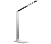CHARGY Lampada da tavolo 45 LED dimmer touch con base di ricarica wireless per smartphone