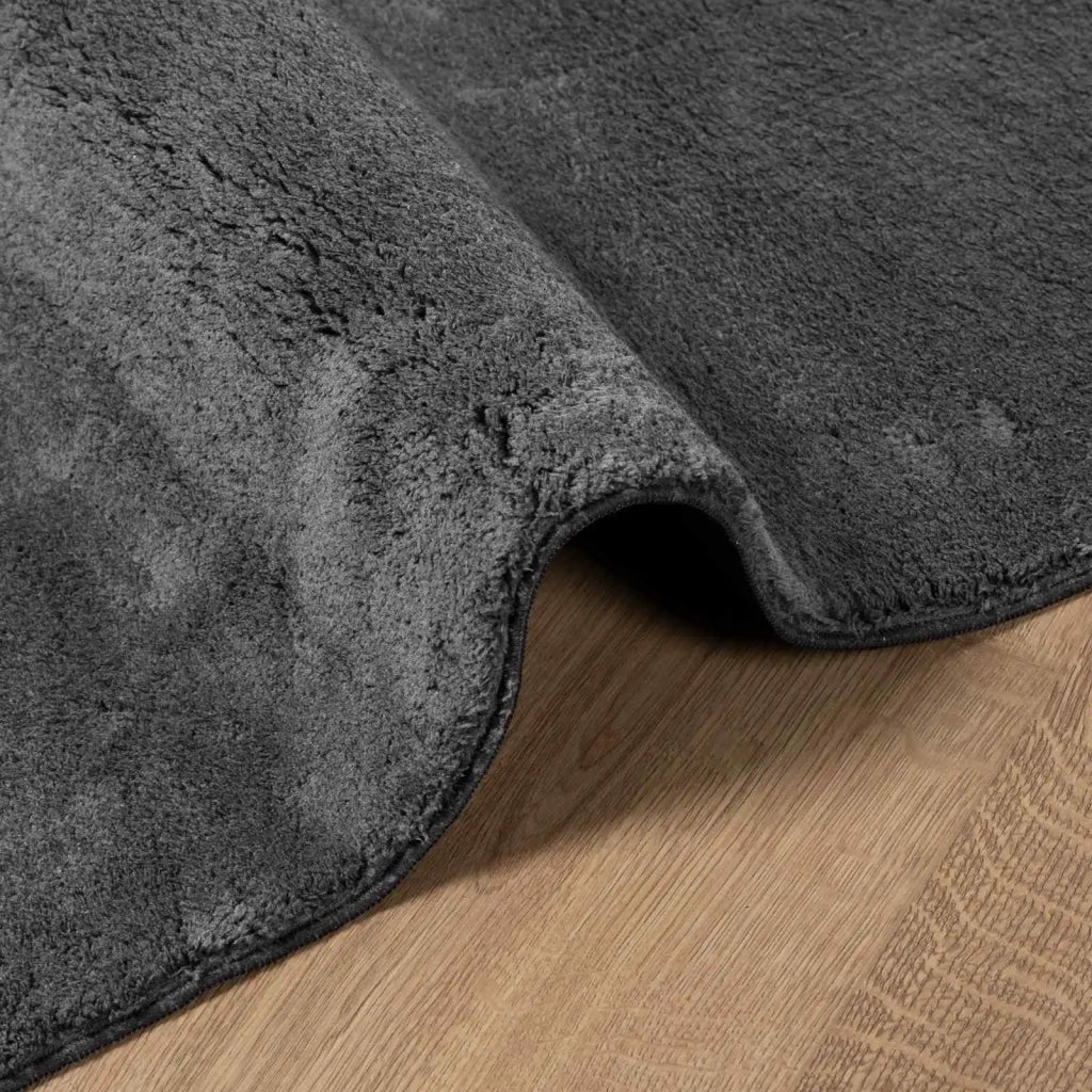 Tappeti per area HUARTE Antracite 1000 x 80 cm Poliestere