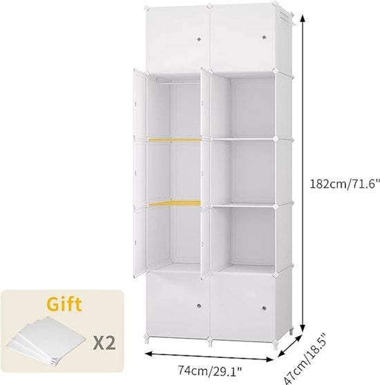 armadio da letto - cassettone / cassetti 60 x 40 x 150 cm