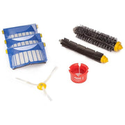 IRobot 600 SERIES REPLENISH KIT Kit di Ricambi per Roomba Serie 600 1 spazzola in setole 1 in gomma 1 spazzola laterale 3 filtri AeroVac blu 1 accessorio pulizia colore Multicolore