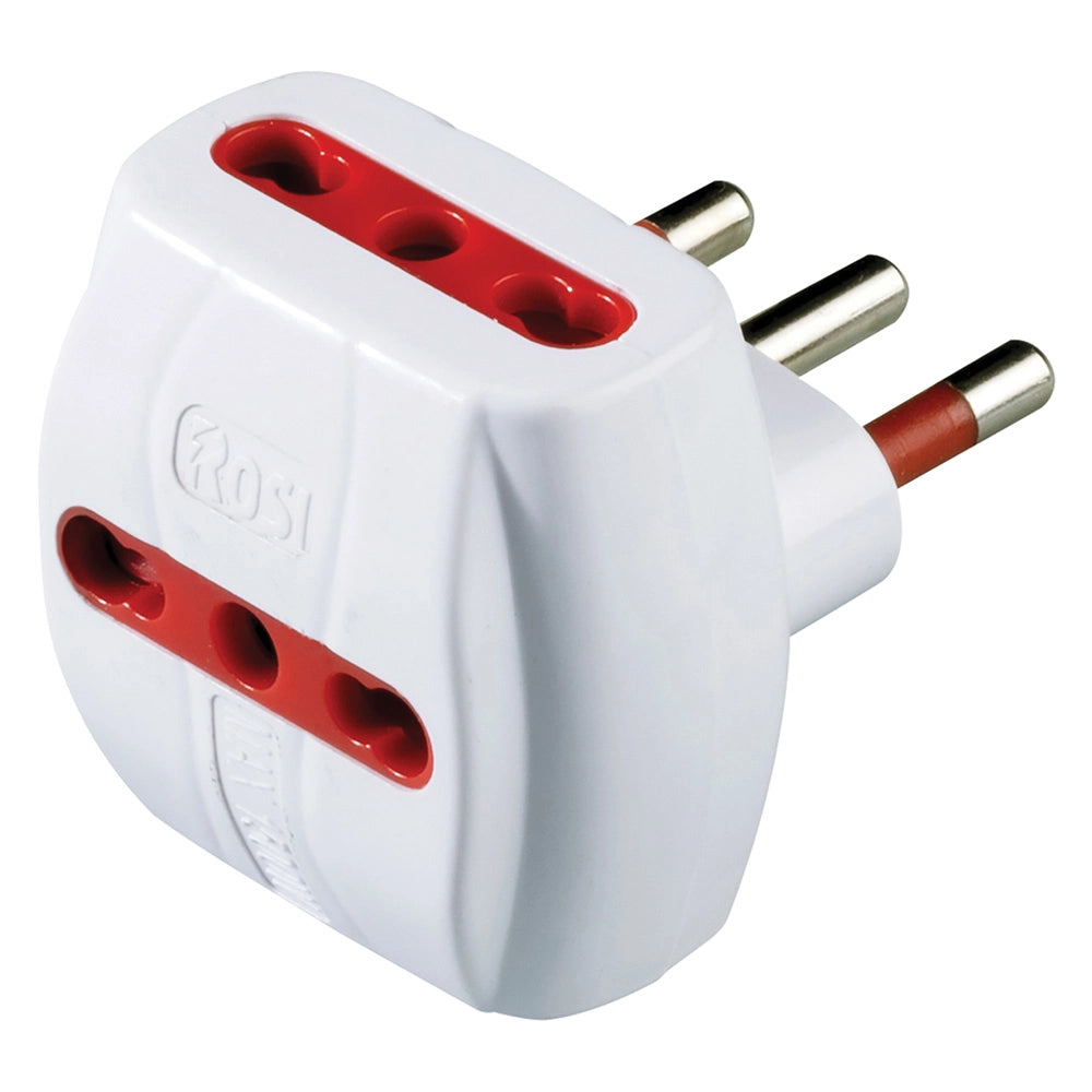 ADATTATORE TRIPLO CON PROTEZIONE SOVRACCARICO 78041 T  - ROSI