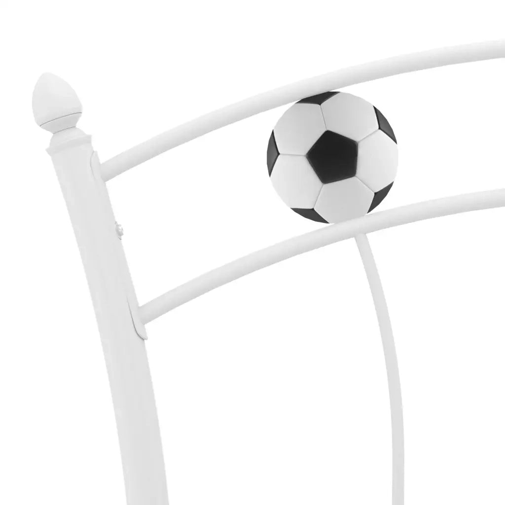 Giroletto con Motivo Calcio in Metallo Bianco 90x200 cm cod mxl 62229