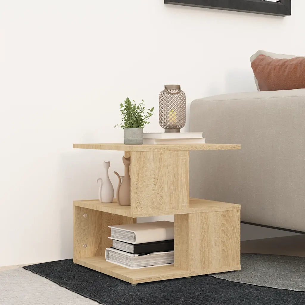 Tavolino Rovere Sonoma 40x40x40 cm in Legno Multistrato 806295