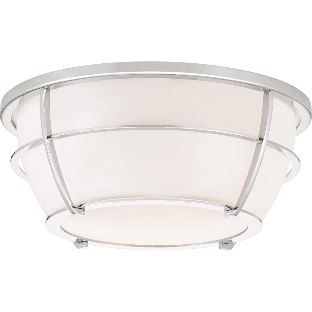 Plafoniera bagno tonda 32,7cm 2xE27 cromo Chance Quoizel