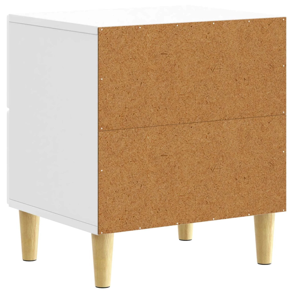Comodino 2 pcs Bianco Lucido 43 x 34,5 x 48 cm 894994