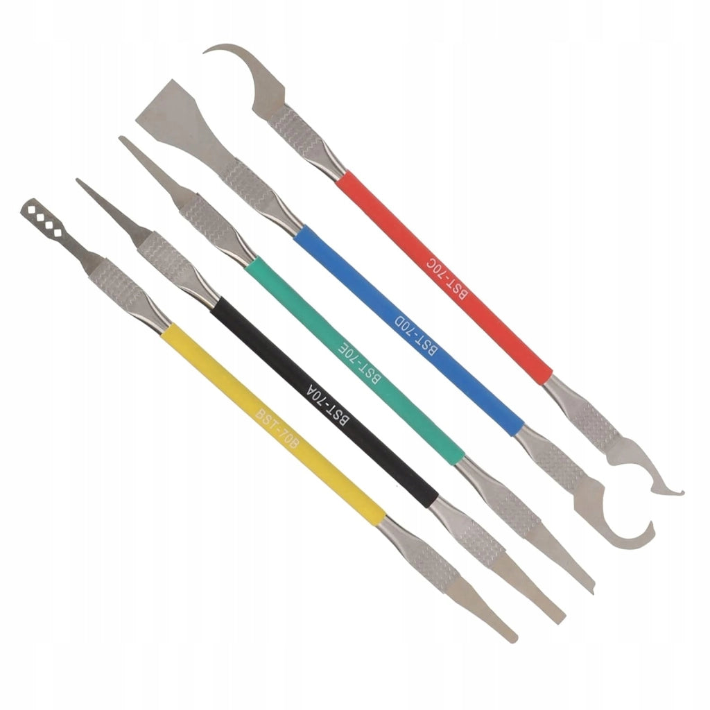Set di Strumenti per Saldatura e Pulizia Rosfix – 12 Punte Metalliche Flessibili | 10 Forme Diverse