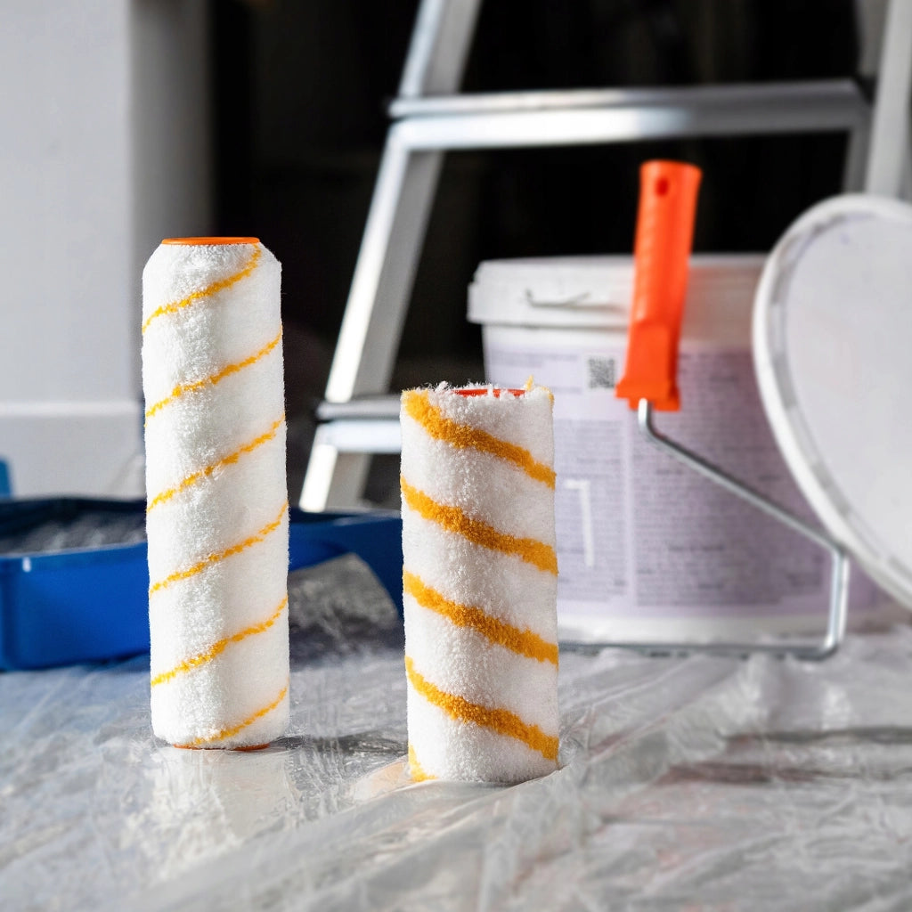 Set di 12 rulli di ricambio per pittura KADAX da 25/20 cm.