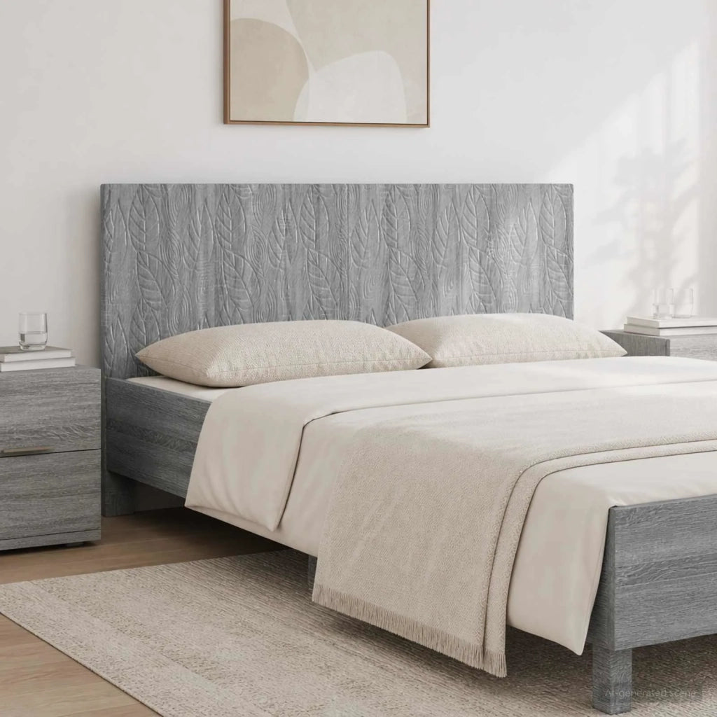 Testiera da Muro DELFT Sonoma grigio Legno ingegnerizzato 897171