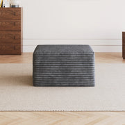 OTTOMANA modulare in tessuto corduroy Dark Grey