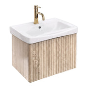 Mobile Bagno Con Lavabo Rea Db85-50-3 Orio Light 50cm