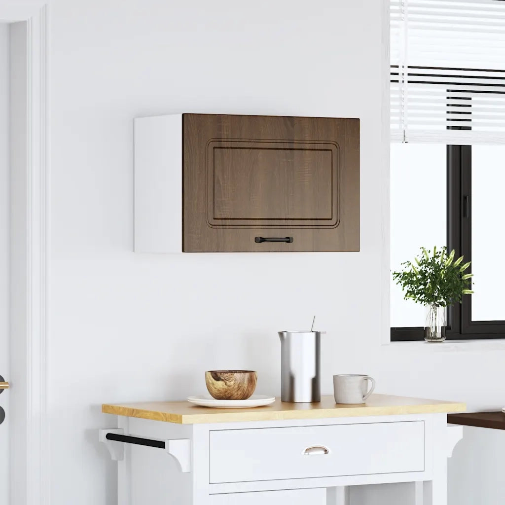 Pensile da Cucina Kalmar Rovere Marrone in Legno Multistrato