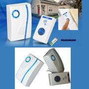 Trade Shop - Doppio Campanello Wireless Digitale Senza Fili 2 Ricevitori Casa Ufficio -