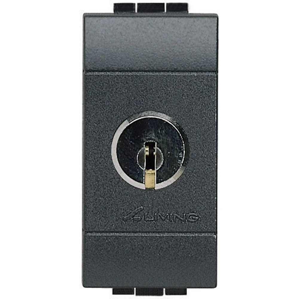 Deviatore Bticino LivingLight 1P 16A a chiave L4022