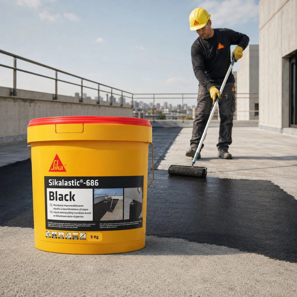 Sika sikalastic 686 black membrana impermeabilizzante elastica 5 kg