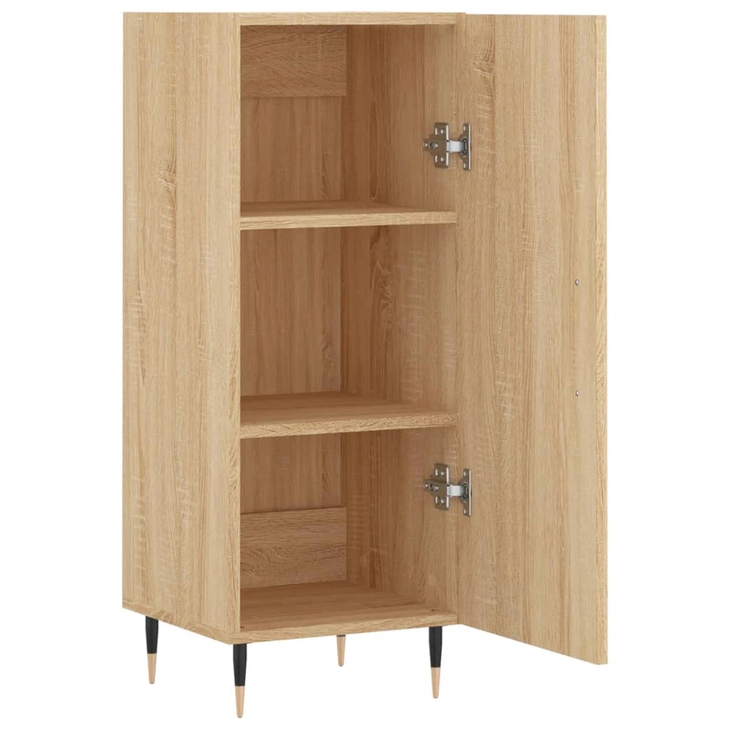Buffet credenza cassettiera armadio mobile contenitore organizer cucina soggiorno rovere Sonoma 34,5 x 34 x 90 cm legno ingegnerizzato marrone 02_0031546