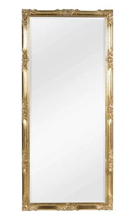 Specchiera in foglia oro rettangolare misure: 82 x 182 x 5,5
