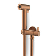 Idroscopino wc doccetta ottone portatile shutoff monogetto con leva ogomondo kit *** finitura- oro rosa tondo, confez...