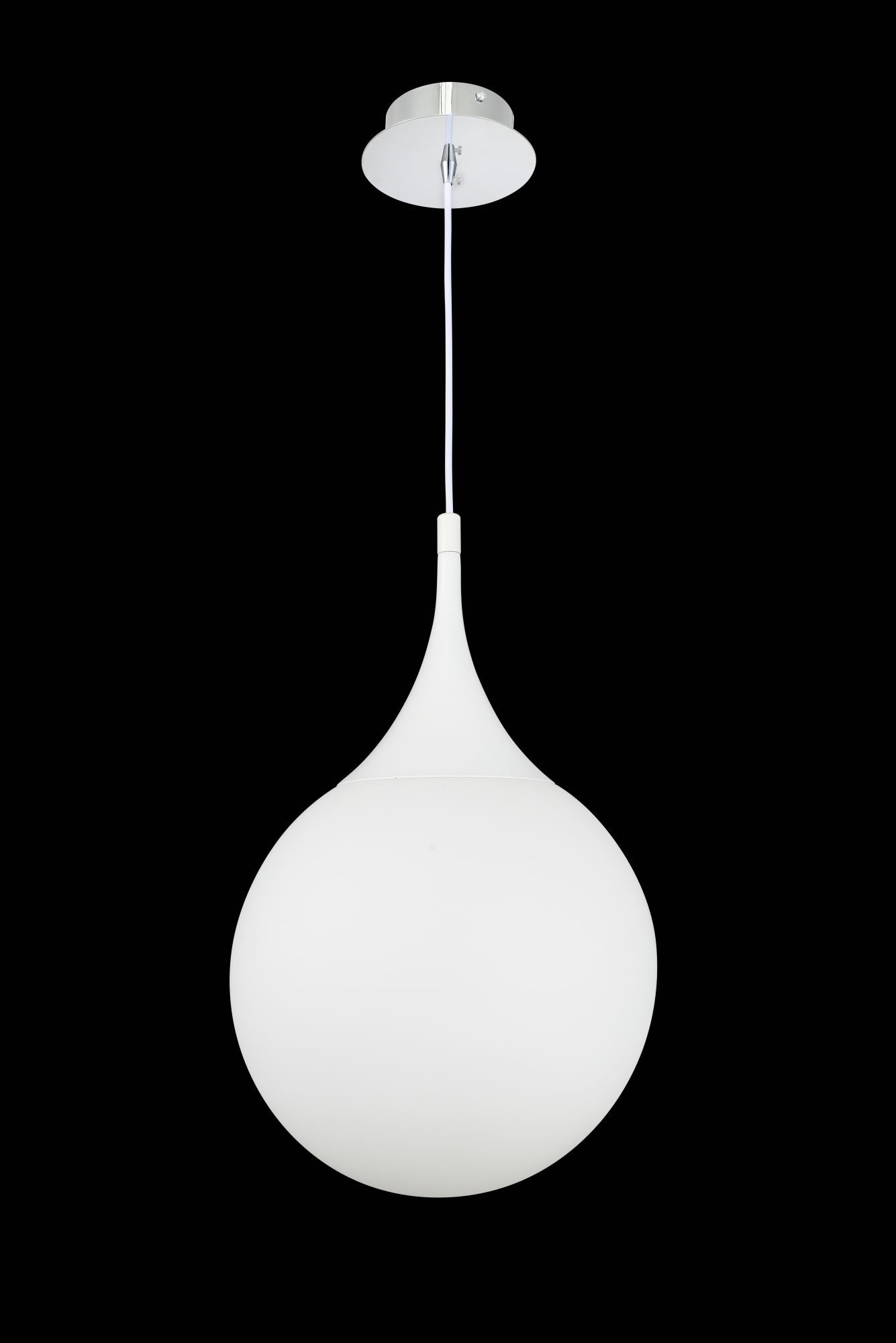 Lampada pendente Pendant in Metallo Dewdrop Bianco
