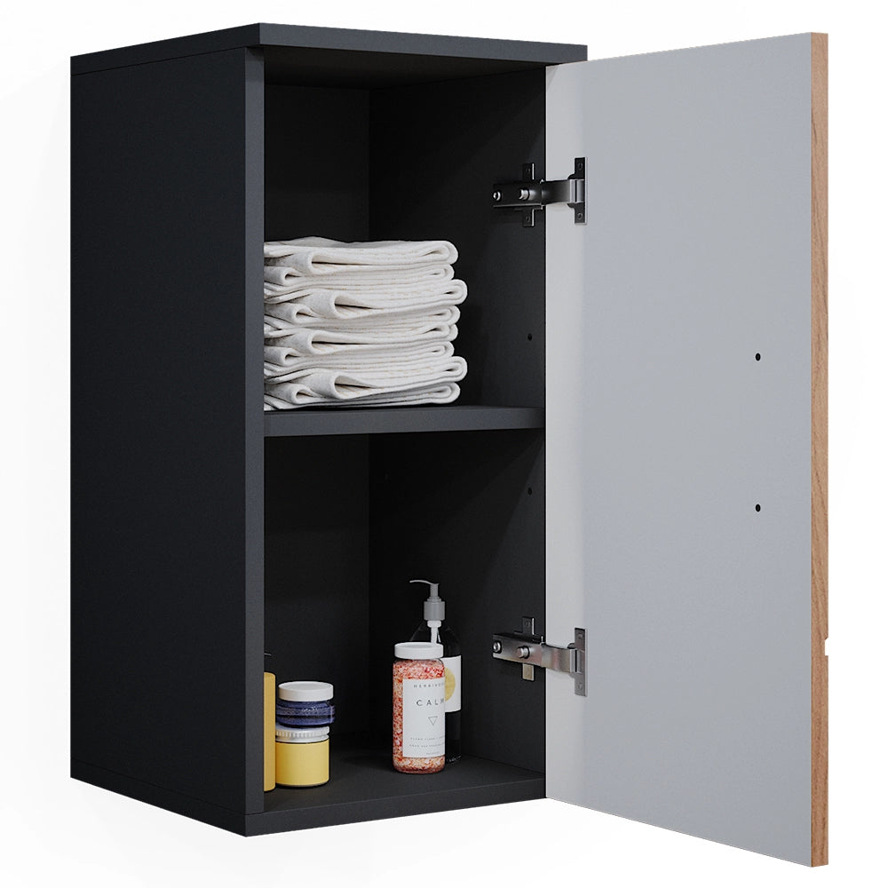 Mobile bagno Irma Rovere dorato/Antracite 30 x 59 cm Vicco