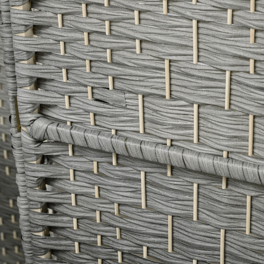 Paravent in legno 6 pannelli ¨C zephmum ¨C 270x180 cm grigio