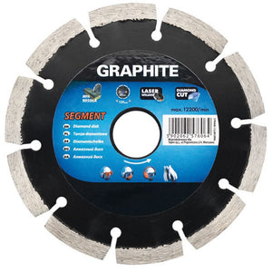 Disco graphite diamantato segmen t saldato a laser d.115 foro 22,