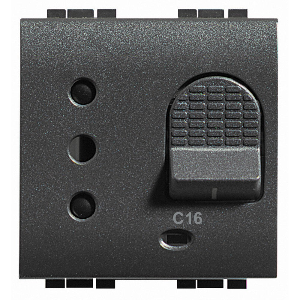 Living Int. - Presa interbloccata magnetotermica 2P+T 16A - L4311/16