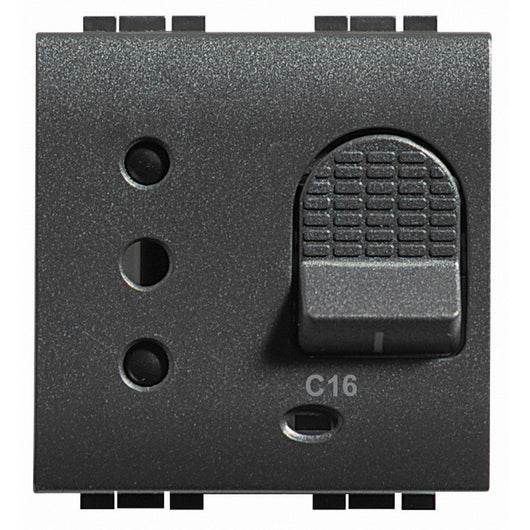 Living Int. - Presa interbloccata magnetotermica 2P+T 16A - L4311/16