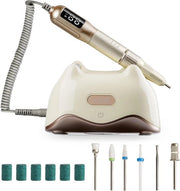 Kit di manicure e pedicure elettrico con display LED per inizianti e professionisti set per gel e acrilico