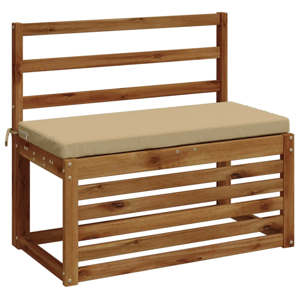 Cuscini per Panchina a 2 Pezzi SOEST 2 pz 100% Poliestere Beige 948643