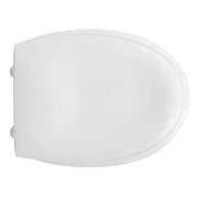 SEDILE WC IN ABS KARLA CON CERNIERE IN ACCIAIO INOX- Bianco- RAK- pezzi 1