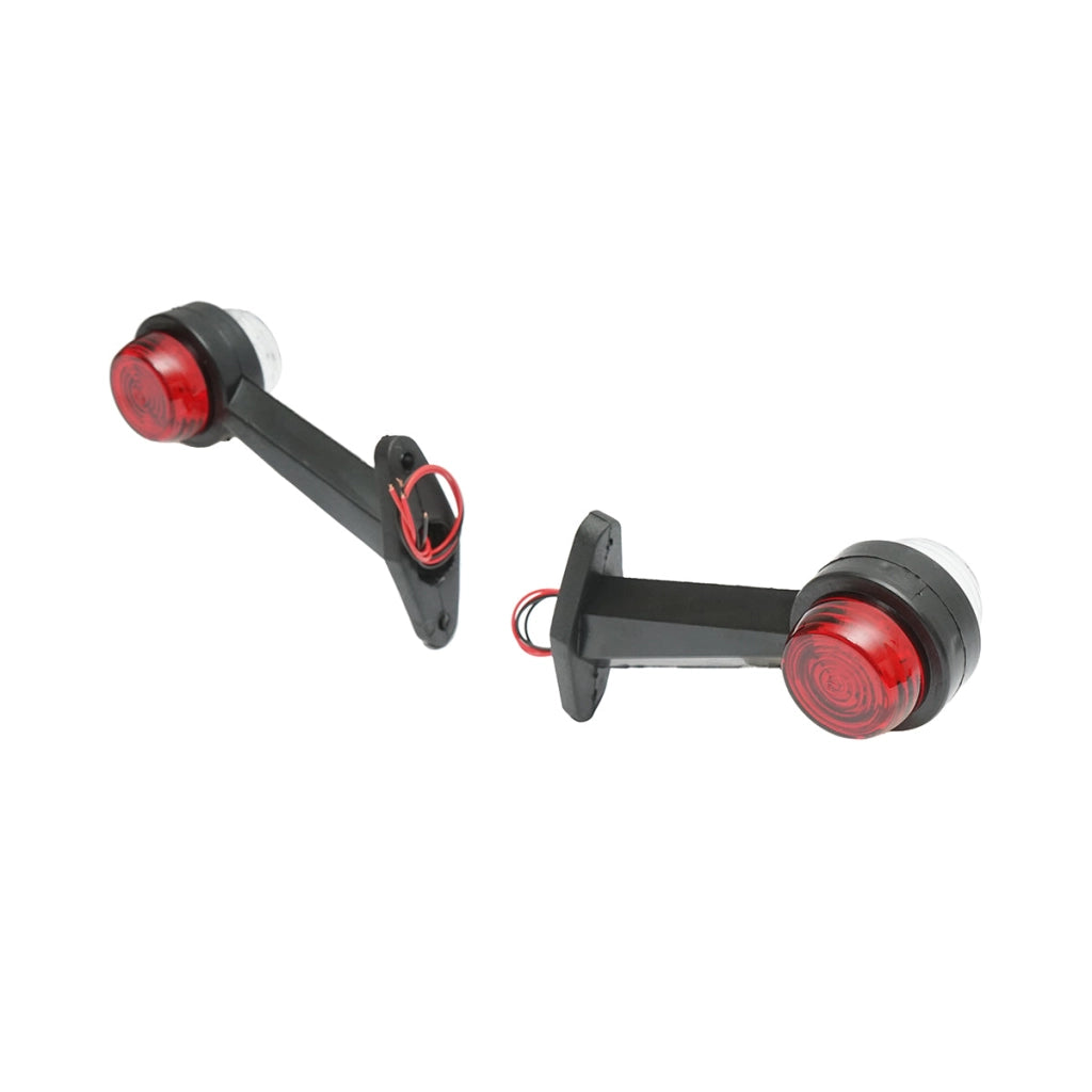 Set di luci di posizione laterali a LED 12/24V, rosso-bianco Breckner Germany
